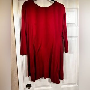 Red mini dress size L